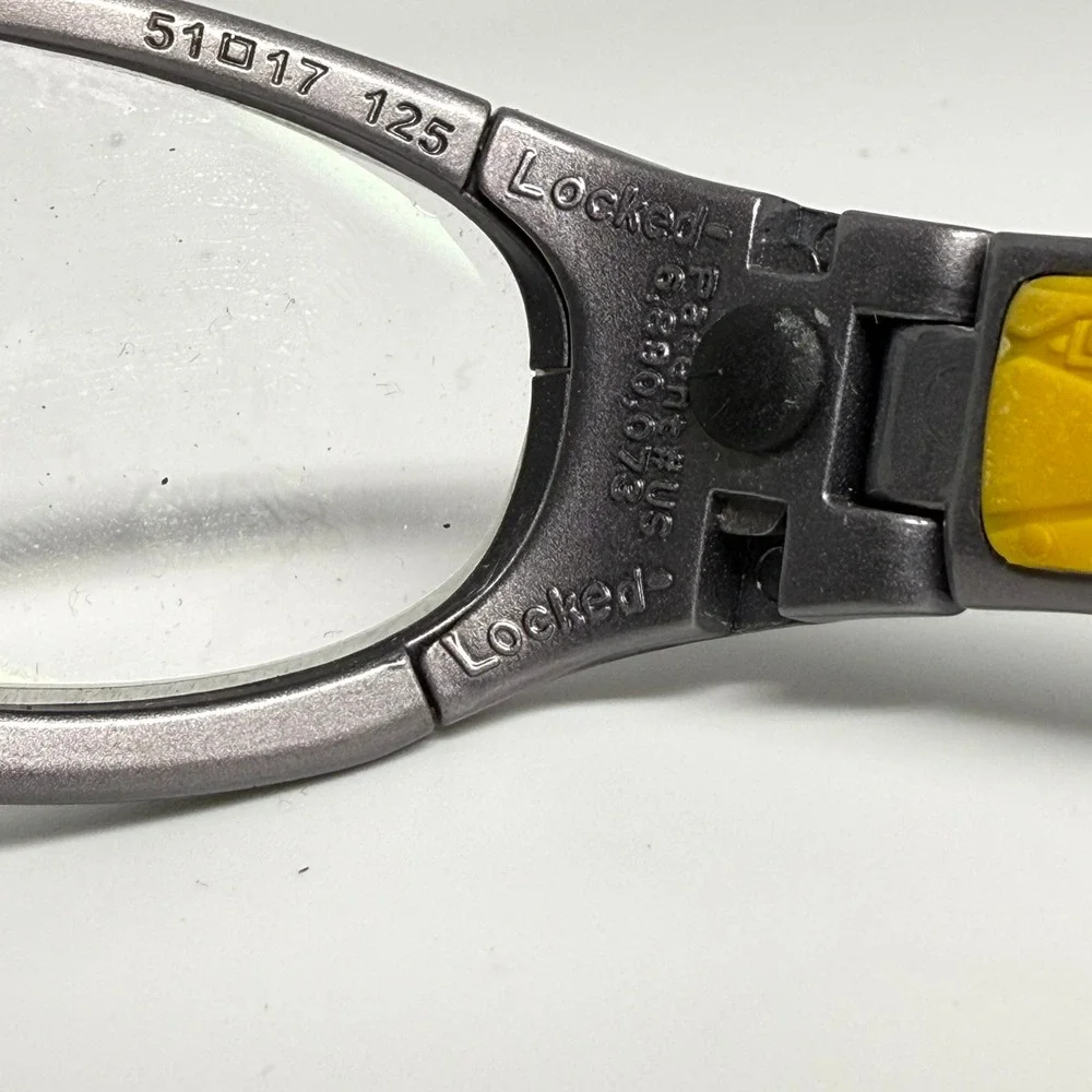 Liberty Sport Morpheus Rec Specs F8 Sports Goggles Grey Yellow 51-17-125 ASTM